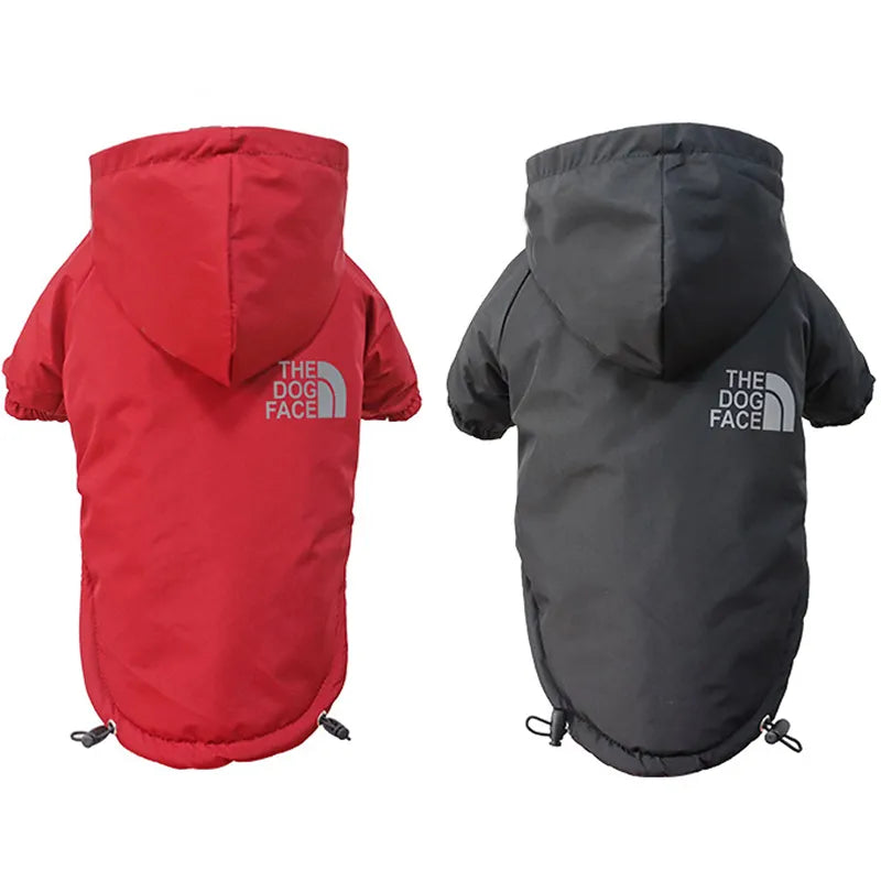 Waterproof Dogs Reflective Coat Fleece Jackets Raincoat