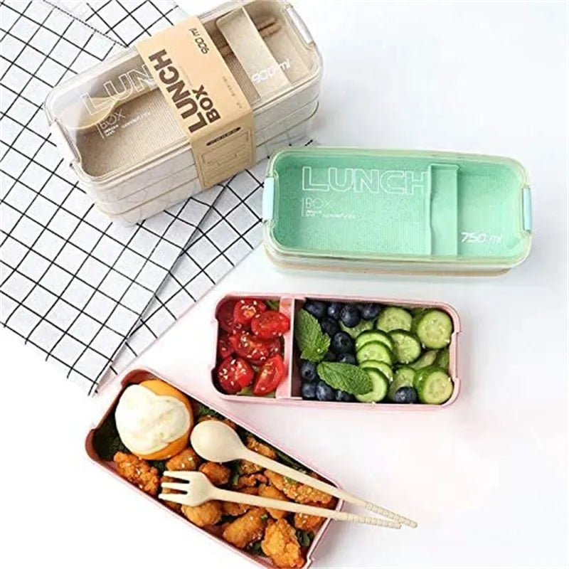 Leakproof Lunch Box Containers for Kids or Adults Dishwasher Microwave Safe Food Container