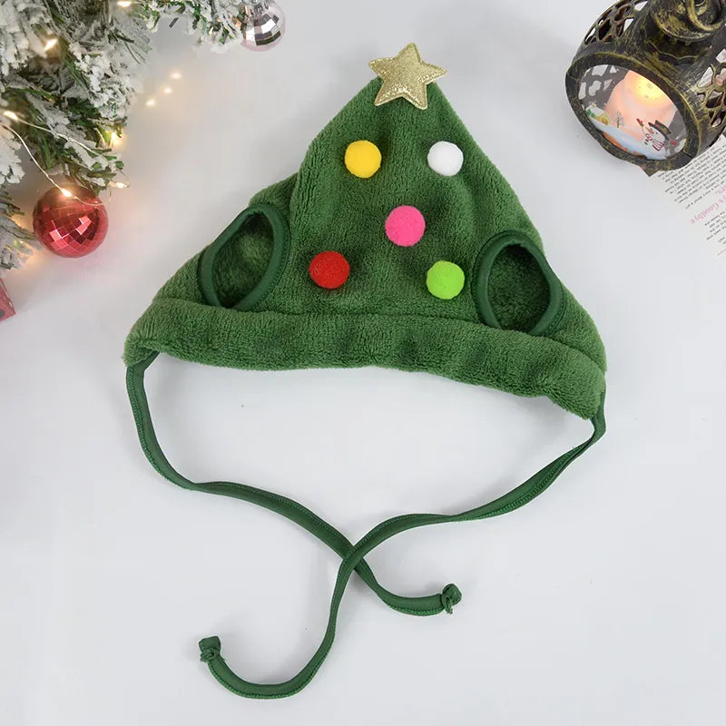Dog Cat Christmas Hat Costume Accessories