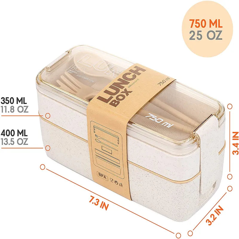 Leakproof Lunch Box Containers for Kids or Adults Dishwasher Microwave Safe Food Container
